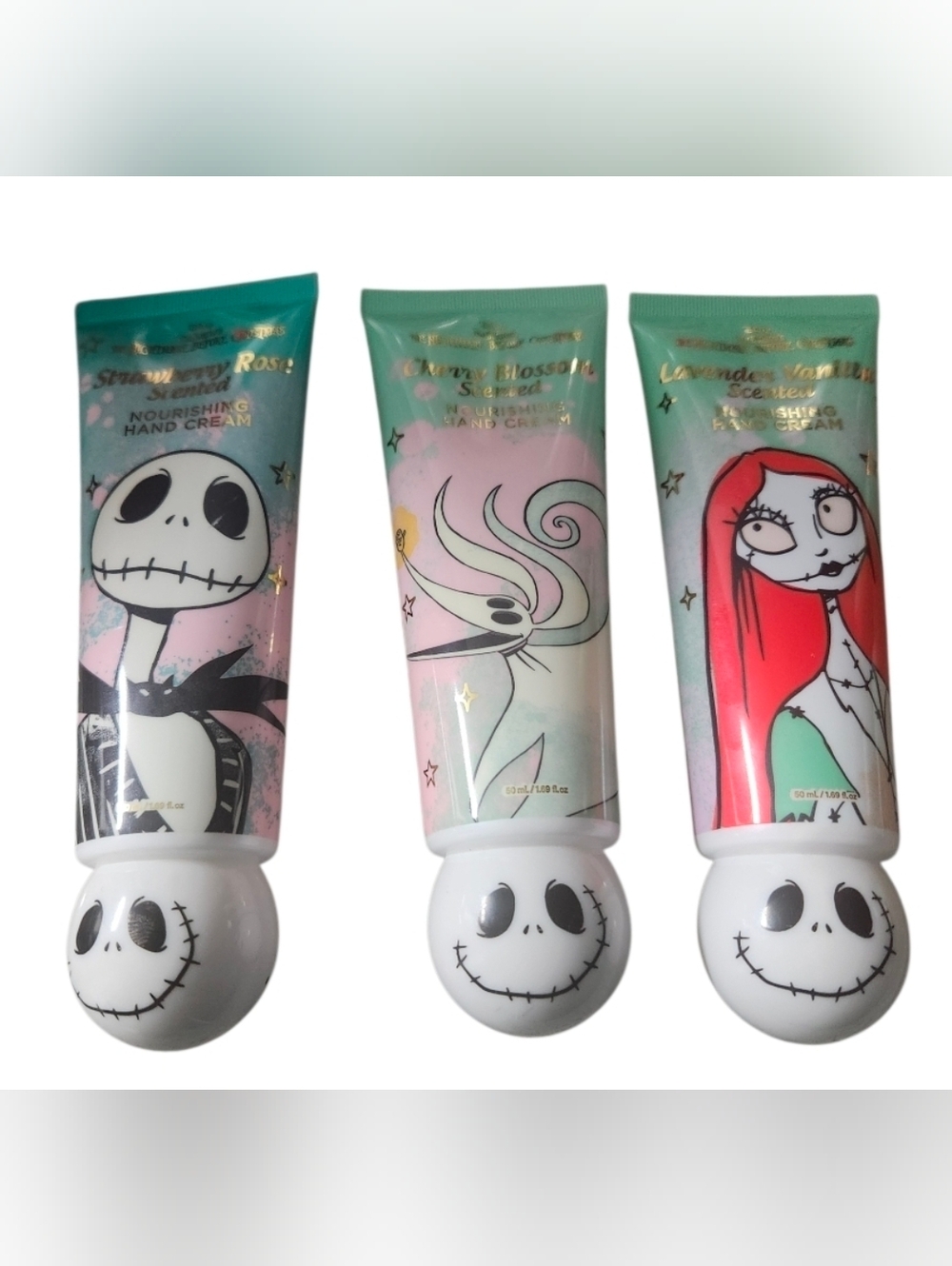 Nightmare Before Christmas NBC 3-Pack Nourishing Hand Cream Lotion Bundle